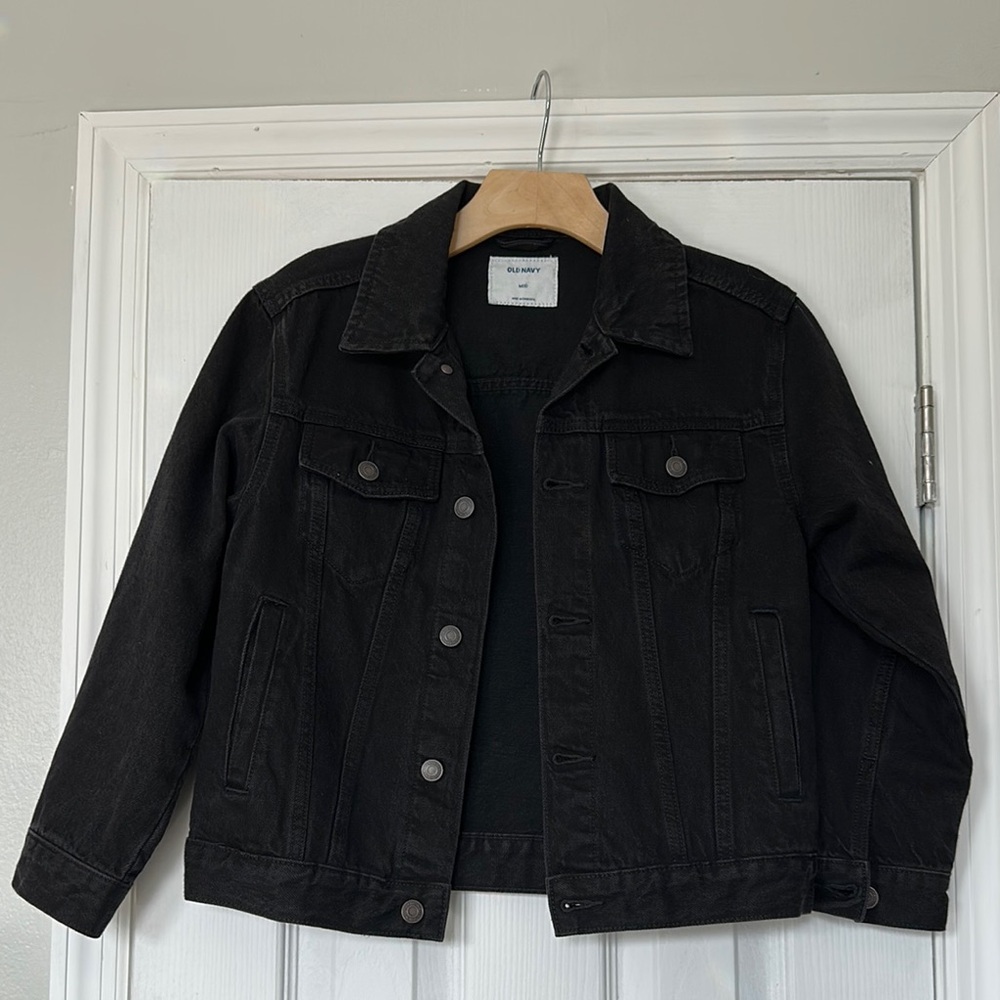 Old Navy Black Denim Jacket